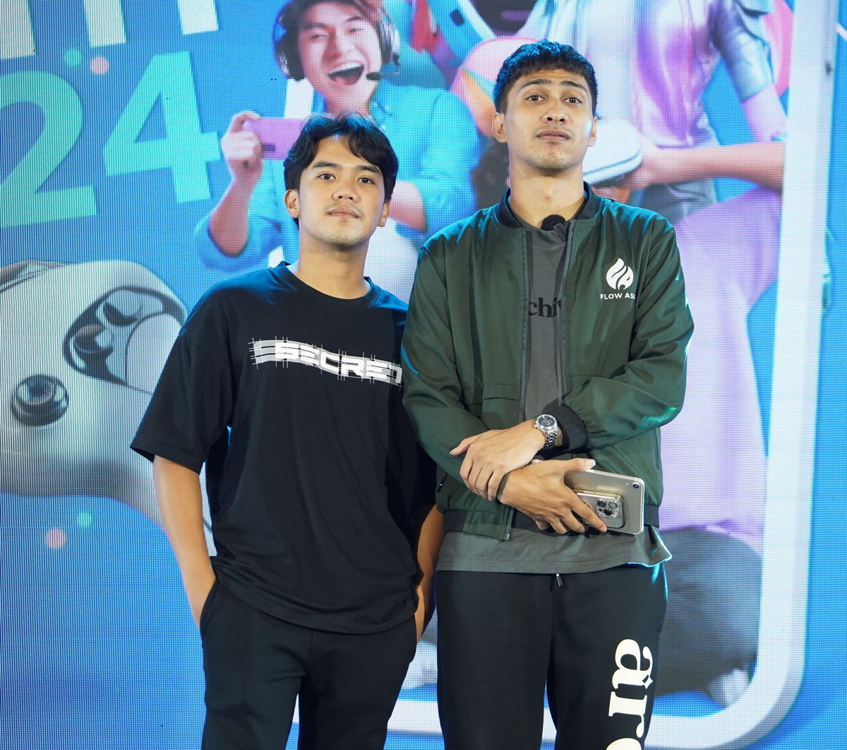 Esports celebrities Razzie Binx and Akosi Dogie
